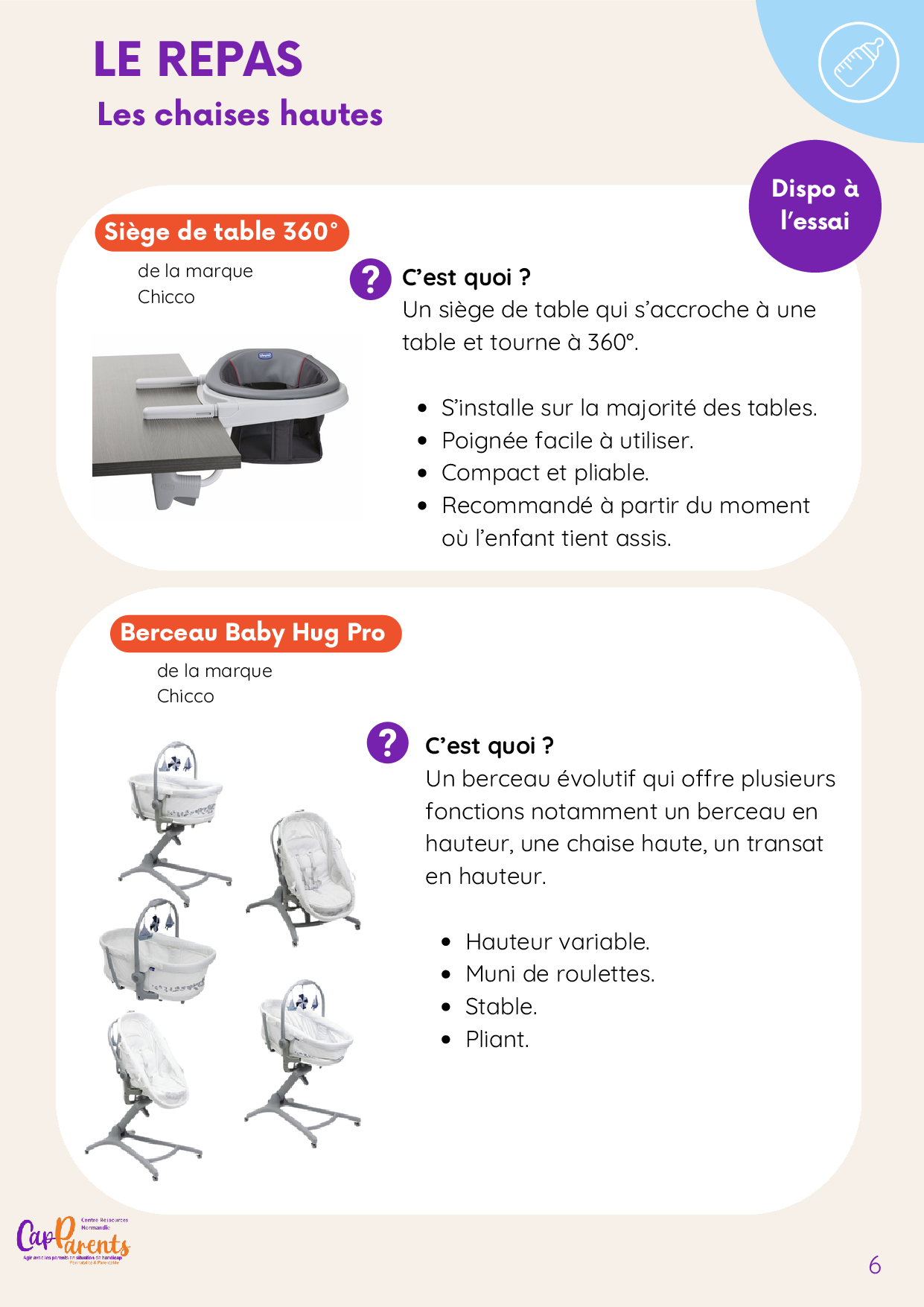 Page 6 du catalogue