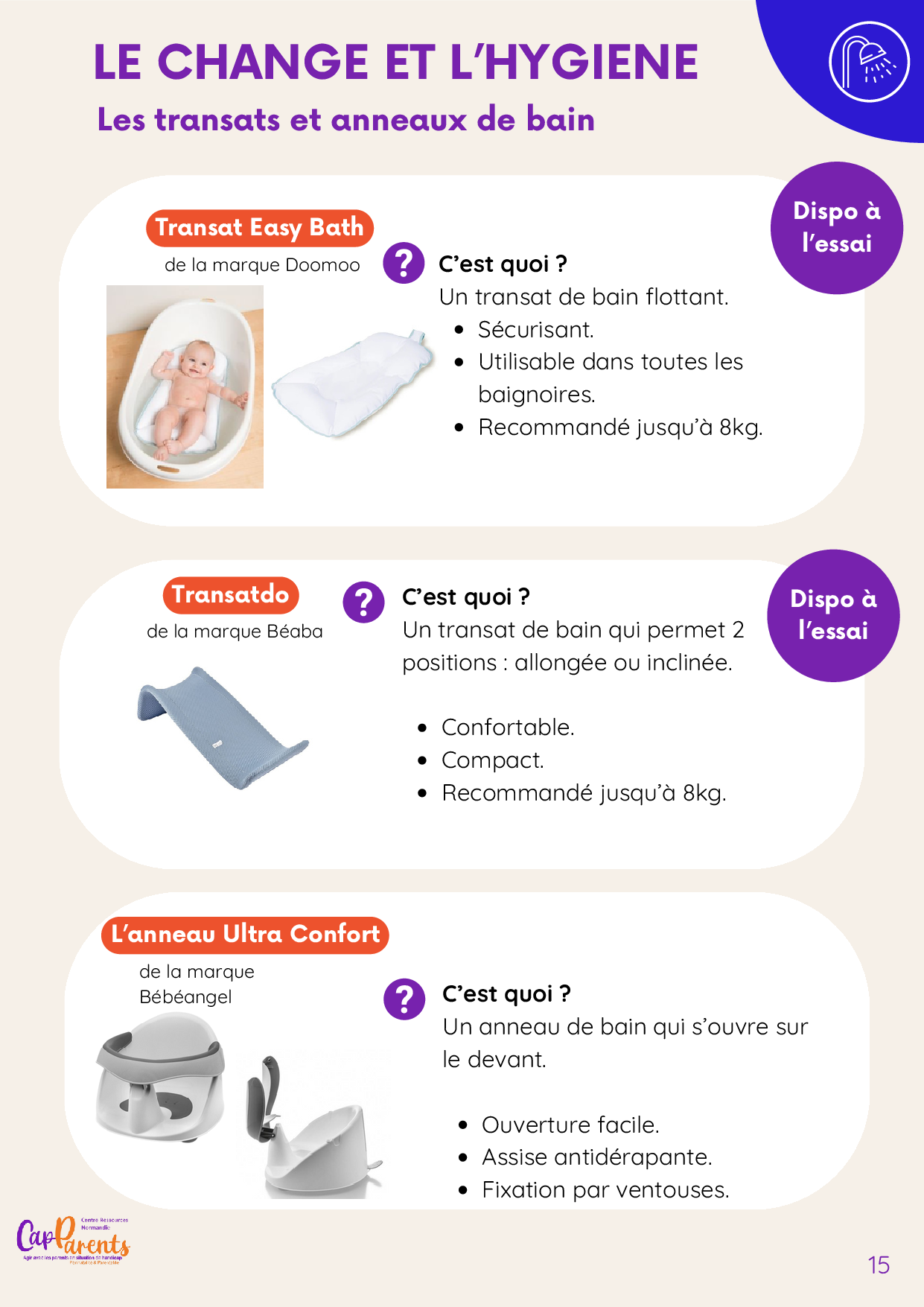 Page 15 du catalogue