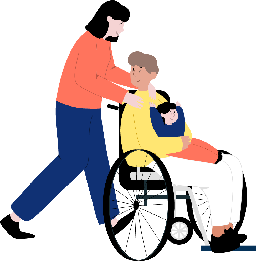 Illustration d'une famille